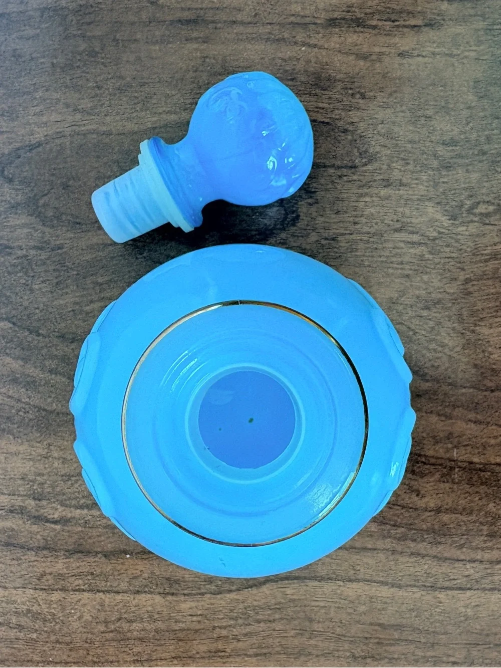 Vintage 1970s Avon Bottle “Bristol Blue